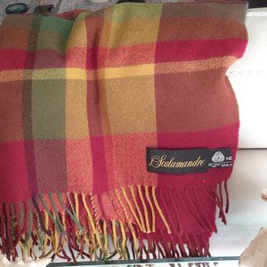 100% wool throw